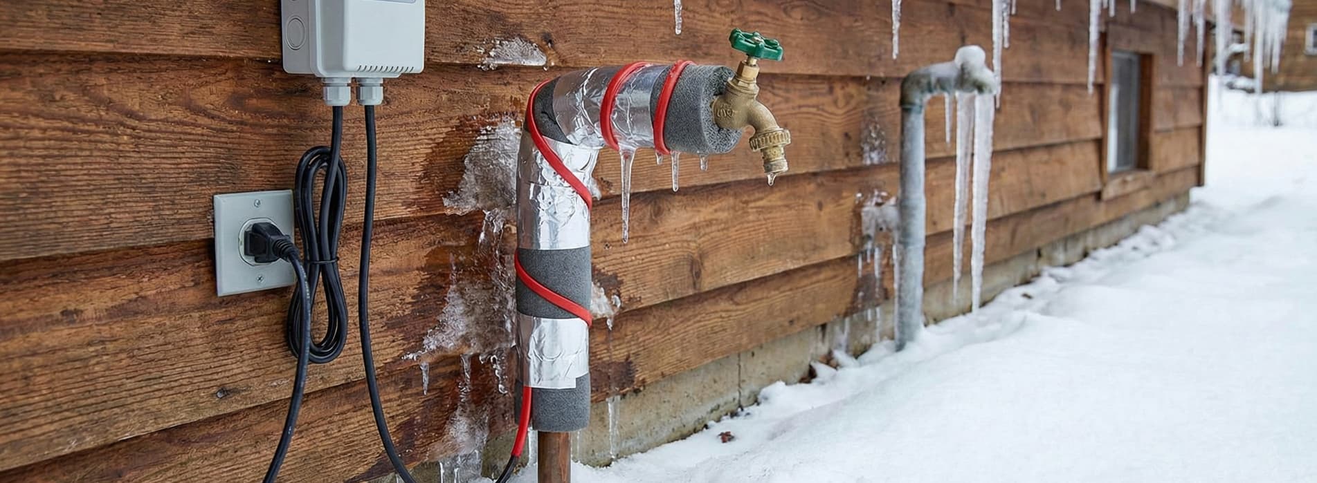 Cable calefactor anticongelante para tuberías