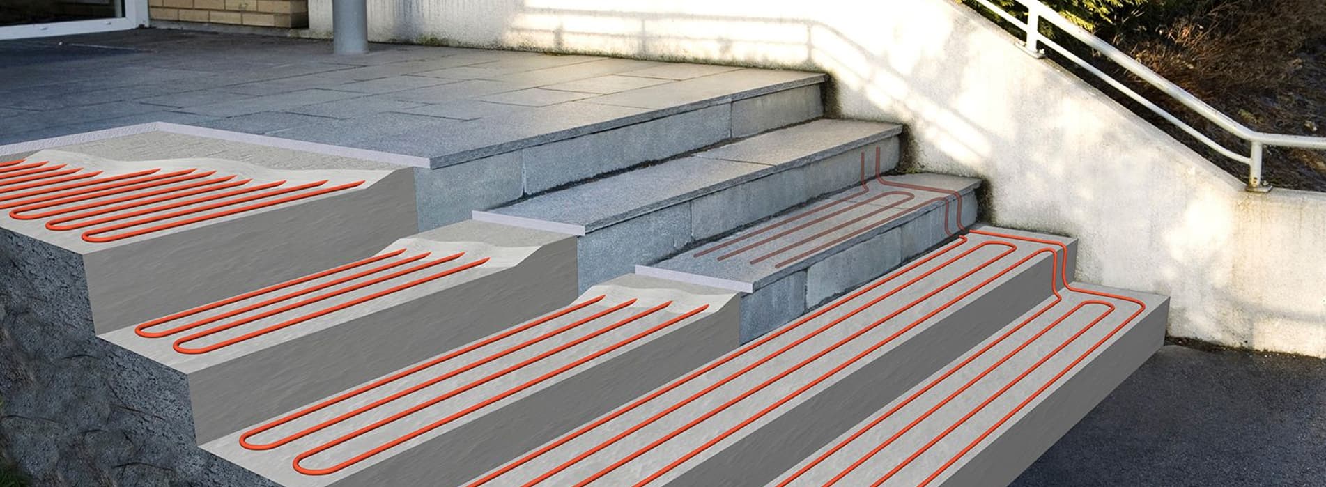 Cable y estera calefactores para derretir nieve