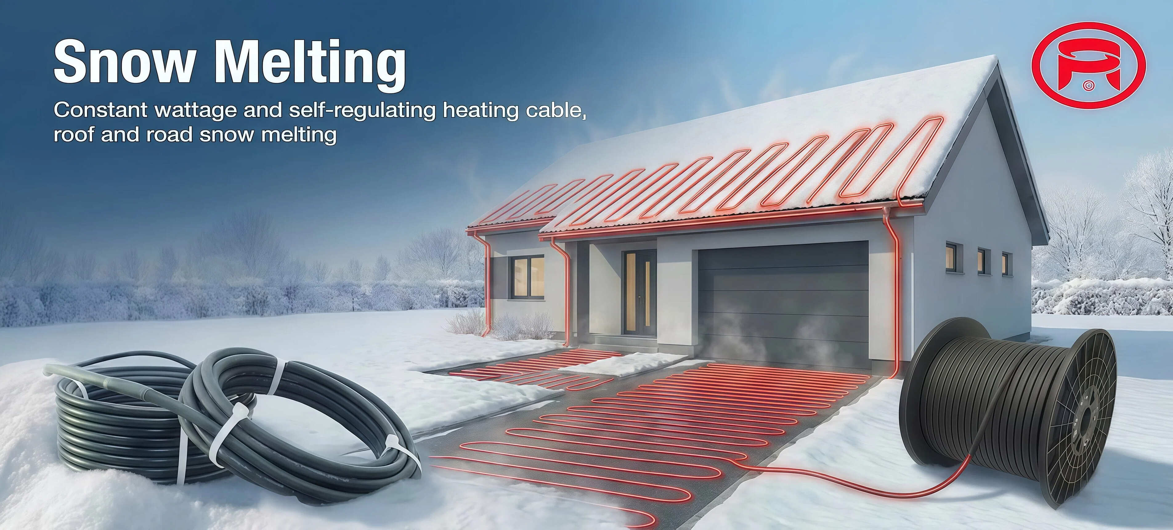 Descongelación de techos y canalones