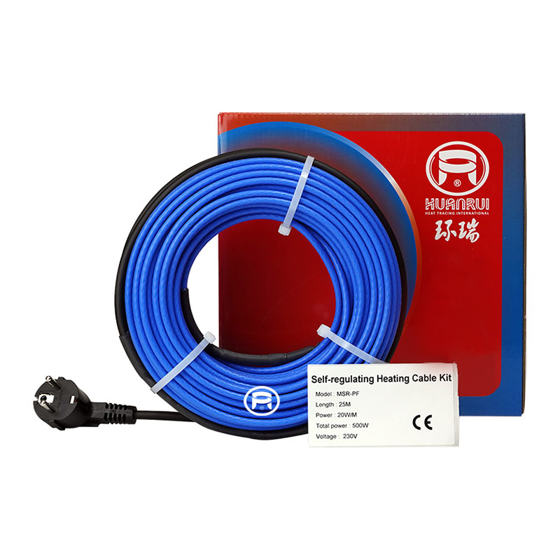 Kit de cable calefactor autorregulable para protección contra congelación de tuberías